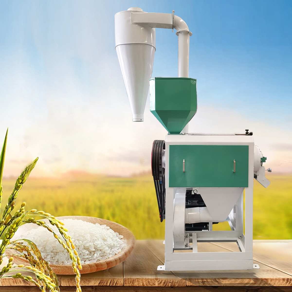 Fully Automatic Rice Milling Line for High Yield & Premium Quality Rice water mist rice polisher