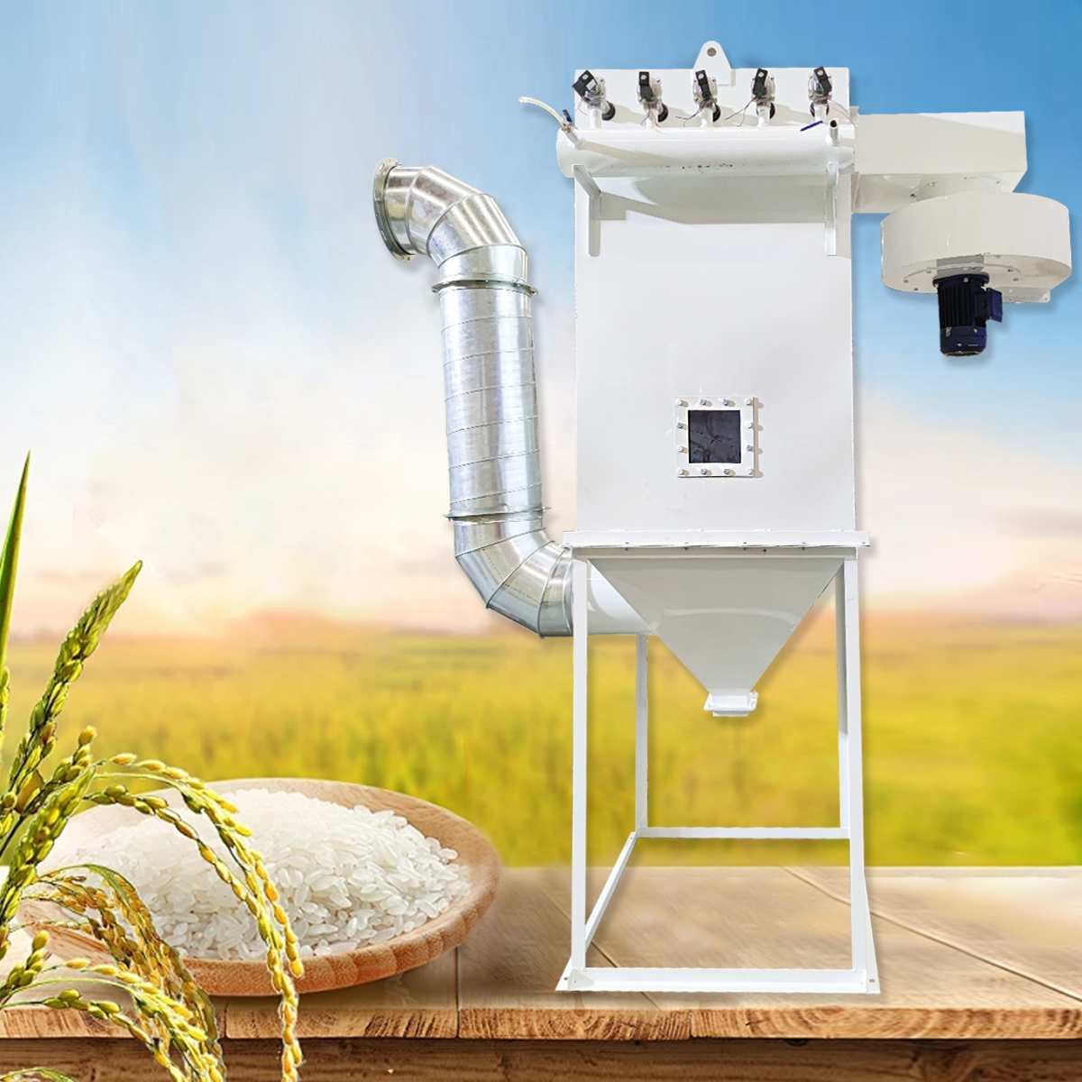 Fully Automatic Rice Milling Line for High Yield & Premium Quality Rice pulse dust collector