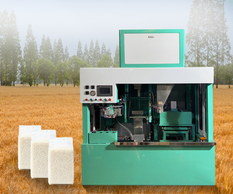 Dual-Station Vacuum Rice Packing Machine | 0.5kg Six-Side & 5kg Double-Side Packaging bzjxq 01